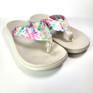 Chacos Chillos Womens Size 7 Tie Dye Flip Flop Thong Sandals